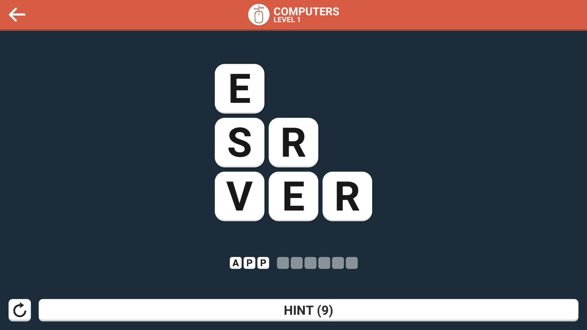 Wordle screenshot 1